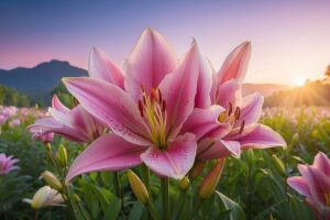 pink lily