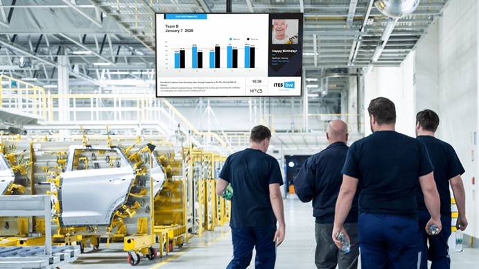 Streamlining Communication on the Manufacturing Floor with Digital Signage 